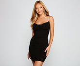 Glam It Up Glitzer-Minikleid